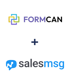 Integration of FormCan and Salesmsg