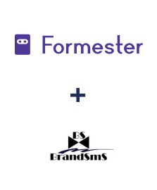 Integration of Formester and BrandSMS 