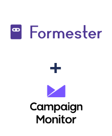 Integration of Formester and Campaign Monitor