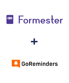 Integration of Formester and GoReminders