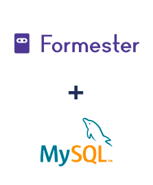 Integration of Formester and MySQL