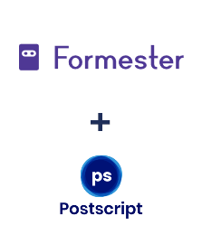 Integration of Formester and Postscript