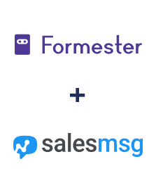 Integration of Formester and Salesmsg