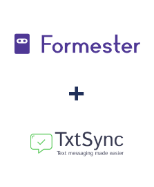 Integration of Formester and TxtSync