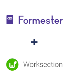 Integration of Formester and Worksection