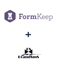 Integration of FormKeep and BrandSMS 
