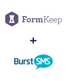 Integration of FormKeep and Burst SMS