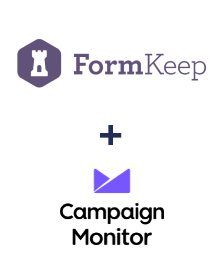 Integration of FormKeep and Campaign Monitor