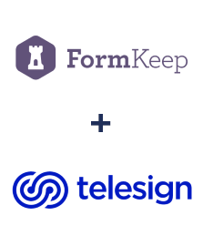 Integration of FormKeep and Telesign