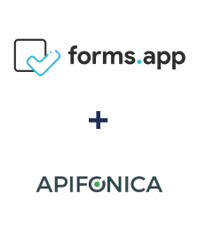 Integration of forms.app and Apifonica