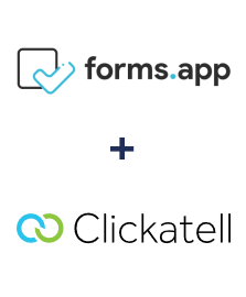 Integration of forms.app and Clickatell