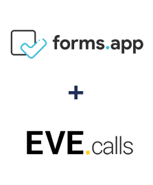 Integration of forms.app and Evecalls