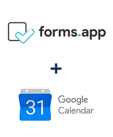 Integration of forms.app and Google Calendar