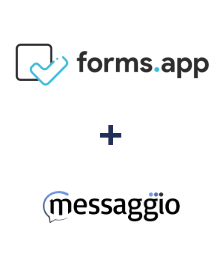 Integration of forms.app and Messaggio