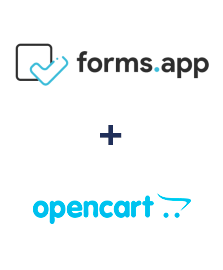 Integration of forms.app and Opencart