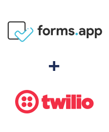 Integration of forms.app and Twilio