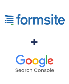 Integration of Formsite and Google Search Console