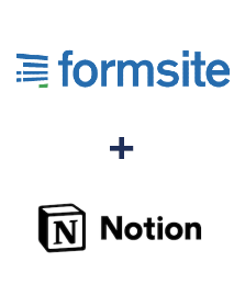 Integration of Formsite and Notion