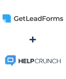 Integration of GetLeadForms and HelpCrunch