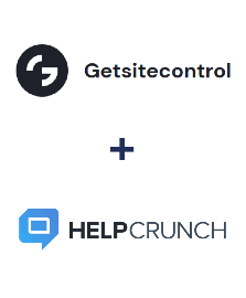 Integration of Getsitecontrol and HelpCrunch