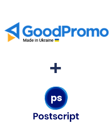 Integration of GoodPromo and Postscript