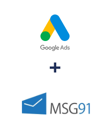 Integration of Google Ads and MSG91