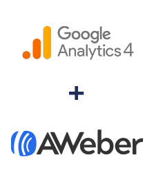 Integration of Google Analytics 4 and AWeber