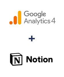 Integration of Google Analytics 4 and Notion