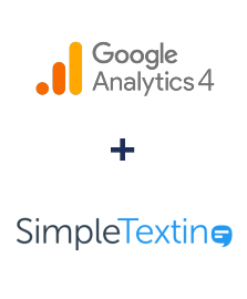 Integration of Google Analytics 4 and SimpleTexting
