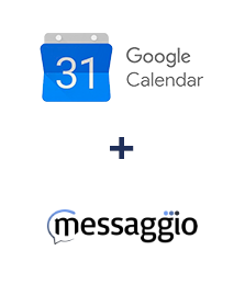 Integration of Google Calendar and Messaggio