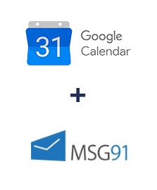 Integration of Google Calendar and MSG91