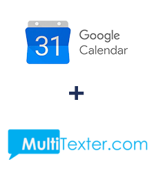 Integration of Google Calendar and Multitexter