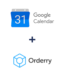Integration of Google Calendar and Orderry