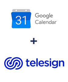 Integration of Google Calendar and Telesign