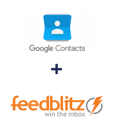 Integration of Google Contacts and FeedBlitz