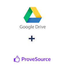 Integration of Google Drive and ProveSource