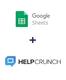 Integration of Google Sheets and HelpCrunch