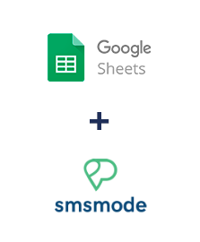 Integration of Google Sheets and Smsmode
