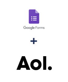 Integration of Google Forms and AOL