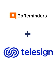 Integration of GoReminders and Telesign