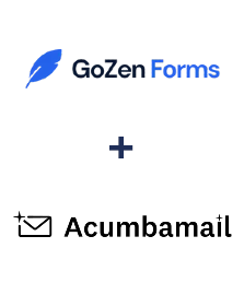 Integration of GoZen Forms and Acumbamail