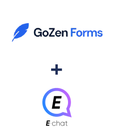 Integration of GoZen Forms and E-chat