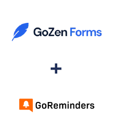 Integration of GoZen Forms and GoReminders