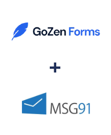 Integration of GoZen Forms and MSG91