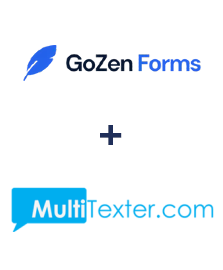 Integration of GoZen Forms and Multitexter