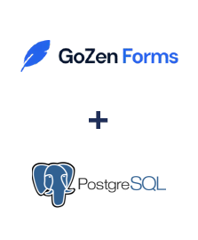 Integration of GoZen Forms and PostgreSQL