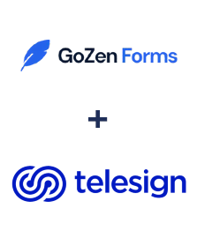 Integration of GoZen Forms and Telesign