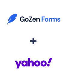 Integration of GoZen Forms and Yahoo!