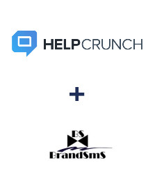Integration of HelpCrunch and BrandSMS 