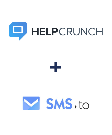 Integration of HelpCrunch and SMS.to